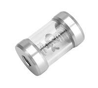 RASTKY Water Meter G1/4in Thread for Computer Water Cooling System Indicator for Easy Installation and Checking, Made of Aluminum + Stainless Steel + PMMA - Black/White/Blue/Green/Red/Silver, 5.5