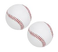 RASTKY Wear Resistant PU Soft Baseball 2Pcs Set for Batting Practice, High Elastic Softball Balls for Game and Practice, Fit for Solid Wood Aluminum Baseball Bat (softball)