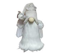 RASTKY White Cute Holiday Gnome Plush Soft Ornament for Christmas Thanksgiving Party, PP Fluff 15" for Fireplace Bookshelf Table Home Decor (RASTKYhwuy5xdraf-11)