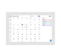 RASTKY WiFi Smart Calendar 15.4 Inch Touchscreen Digital Photo Frame Sync Family Schedule Meal Planner Duty Chart (UK Plug)
