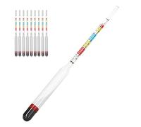 RASTKY Wine Making Meter for Home Brewing Beer and Wine Testing with 3 Scales - Accurate Hydrometer Test Jar for Home and Professional Use