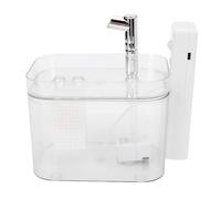 RASTKY Wireless Cat Drinking Fountain Flowing Water Design 1.5L Automatic Pet Fountain for Cats Dogs, Li Battery 2500mAh, 6.5x4.72x4.72in