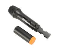 RASTKY Wireless Dynamic Cordless Microphone Clear Sound for Karaoke Singing Presentation, 2pcs Black Portable Handheld Microphone for Folk Rock Band Performance