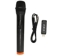RASTKY Wireless Microphone, UHF Wireless Microphone 131ft Range Handheld Dynamic Mic with USB Receiver Karaoke Parties