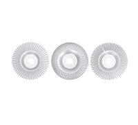 RASTKY Wood Carving Disc Set Durable Carbon Steel Grinding Wheel Set for Angle Grinder Suitable for Wood Trimming 3 Pcs