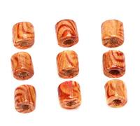 RASTKY Wooden Drum Beads Elegant 500pcs for DIY Bracelet Making Crafts Hair Accessories for Women 5 Packs Composite Wood