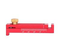 RASTKY Woodworking Depth Line Ruler Practical Tool for Accurate Saw Seam Measurement, Mini Gaps for Setting Up Table Saw, Aluminium Alloy Construction, Light Weight (T2)