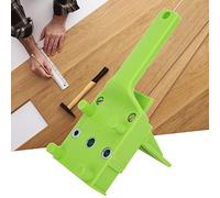 RASTKY Woodworking Dowel Jig ABS Plastic Hand-Held Drill Guide Tool Adjustable Baffle for Punching Holes Drilling Doweling Drill Jig 8 Pcs Kit for Woodworking Enthusiasts