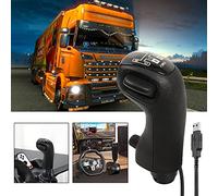 RASTP USB Truck Simulator Shifter, Gearshift Knob for ATS ETS Scania Truck,Compatible With Logitech G25, G27, G29, G920 Thrustmaster TH8A Fanatec SQ PXN A10,PC Racing Shifter