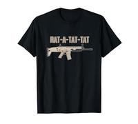 RAT-A-TAT-TAT SCAR-H Rifle Gun Lovers Range Day T-Shirt