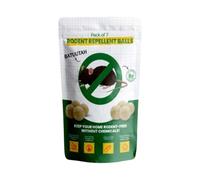 Rat and Mouse Repellent (7 Balls) - Peppermint Oil Smell Repell All Types Rodent, Humane Rat Deterrent for Indoor, Powerful Pest Control for Mice, Spider, Cockroach, and Mosquito