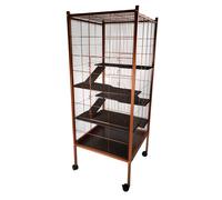 Rat Chinchilla Ferret Pet Cage Copper Metal Tall 5-Tier 1.5 Metres High