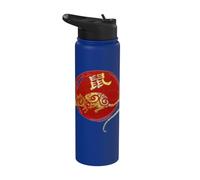 Rat Chinese Zodiac Horoscope Star Sign Constellation Stainless Steel Insulated Water Bottle