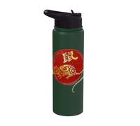 Rat Chinese Zodiac Horoscope Star Sign Constellation Stainless Steel Insulated Water Bottle