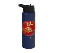 Rat Chinese Zodiac Horoscope Star Sign Constellation Stainless Steel Insulated Water Bottle