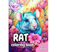 Rat Coloring Book: Cute Rat Coloring Book for Adults and Teens