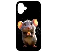 Rat Cute Mouse Rodents Dwarf Mouse Small Rats Mice Case for iPhone 16 Plus