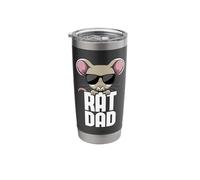 Rat Dad - Rat Lover Mouse Rodent Lover Stainless Steel Insulated Tumbler
