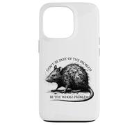 Rat Don't be the Problem Edgy Medieval Dark Grunge Creepy Case for iPhone 13 Pro