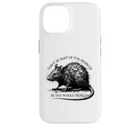 Rat Don't be the Problem Edgy Medieval Dark Grunge Creepy Case for iPhone 14