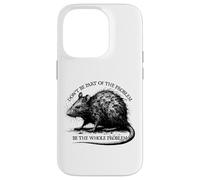 Rat Don't be the Problem Edgy Medieval Dark Grunge Creepy Case for iPhone 14 Pro