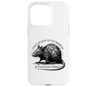 Rat Don't be the Problem Edgy Medieval Dark Grunge Creepy Case for iPhone 15 Pro Max