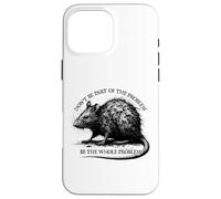 Rat Don't be the Problem Edgy Medieval Dark Grunge Creepy Case for iPhone 16 Pro Max