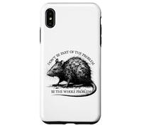 Rat Don't be the Problem Edgy Medieval Dark Grunge Creepy Case for iPhone XS Max