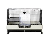 Little Friends Chatsworth Single 80cm Small Animal Rat Cage, Grey/White