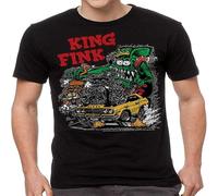 Rat Fink King Fink Black T-Shirt Men Tee Unisex Tops L