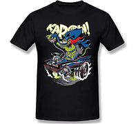Rat Fink Stylish T-Shirt Mens Unisex Black Tees L