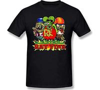 Rat Fink T-Shirt Mens Unisex Black Tees L