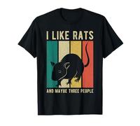 Rat Funny Rat Design - I like Rats T-Shirt