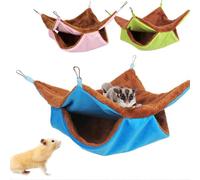 Rat Hammock for Cage, Guinea Pig Rat Hammock, Small Animal Hanging Hammock, Guinea Pig Hamster Ferret Hanging Hammock Guinea Pig Accessories for Chinchilla Parrot Ferret Squirrel, 1pack