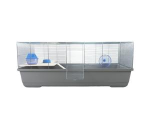 Rat Hamster Cage 100cm with Accessories Grey Base & Space-Saving Design Ritz