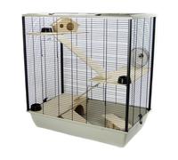 Rat Hamster Cage Plaza 78cm Small Pet Triple 3-Tiers Grey Brand New