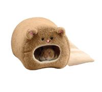 Rat Hamster Hideout Pet Nest Cute Cartoon Soft Plush Warm Pet Cave Hut Mini Small Animal Mice Nest Chinchilla