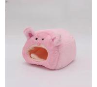 Rat Hamster Hideout Pet Nest Cute Cartoon Soft Plush Warm Pet Cave Hut Mini Small Animal Mice Nest Chinchilla