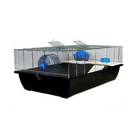 Rat Hamster Mice Cage Single Tier Small Pets Black Base 80cm Carlton