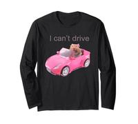 Rat I Can't Drive Funny for Men Women Long Sleeve T-Shirt