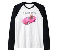 Rat I Can't Drive Funny for Men Women Raglan Baseball Tee