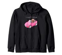Rat I Can't Drive Funny For Men Women Zip Hoodie
