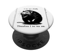 Rat I do not think Therefore Creepy Existentialism PopSockets Adhesive PopGrip