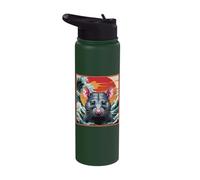 Rat in the Wave Streetwear Stainless Steel Insulated Water Bottle