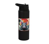 Rat in the Wave Streetwear Stainless Steel Insulated Water Bottle