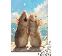 Rat Jigsaw Puzzles for Adults 1000 Piece for Adults Educational Game Challenge Toy 1000 Pieces Puzzles for Adults Jigsaw Puzzle 1000pcs (75x50cm)