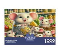 Rat Jigsaw Puzzles for Adults Interesting Puzzles 1000 Piece Impossible Puzzle for Adults Gifts 38x26cm/1000pcs