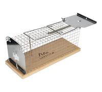 Rat Live Trap Metal/Wood Cage Trap Mouse Trap Rat Trap Bait Trap