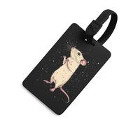 Rat Luggage Tag for Suitcases Identify Labels Privacy Travel Baggage for Women Men