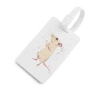 Rat Luggage Tag for Suitcases Identify Labels Privacy Travel Baggage for Women Men